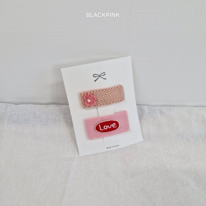 Black Pink - Korean Children Fashion - #magicofchildhood - Flower LOVE Set (set of 2) - 7