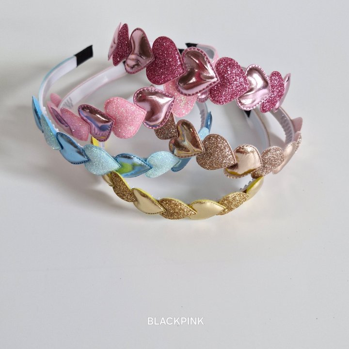 Black Pink - Korean Children Fashion - #magicofchildhood - Heart Pearl Headband - 5