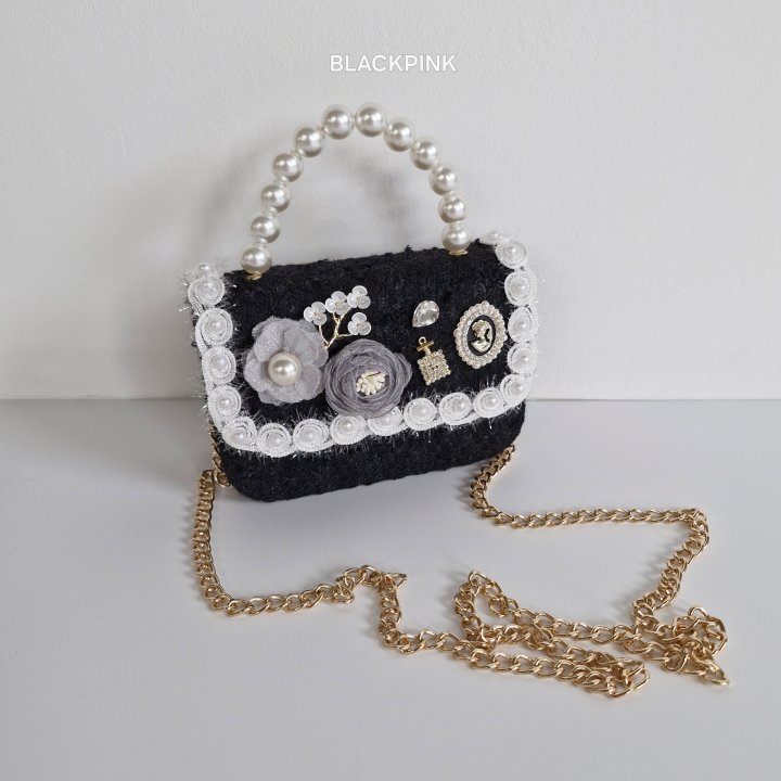 Black Pink - Korean Children Fashion - #littlefashionista - Pearl Cubic Mini Bag - 4