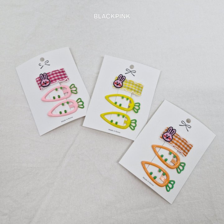 Black Pink - Korean Children Fashion - #minifashionista - Carrot Mini Bunny (set of 3)