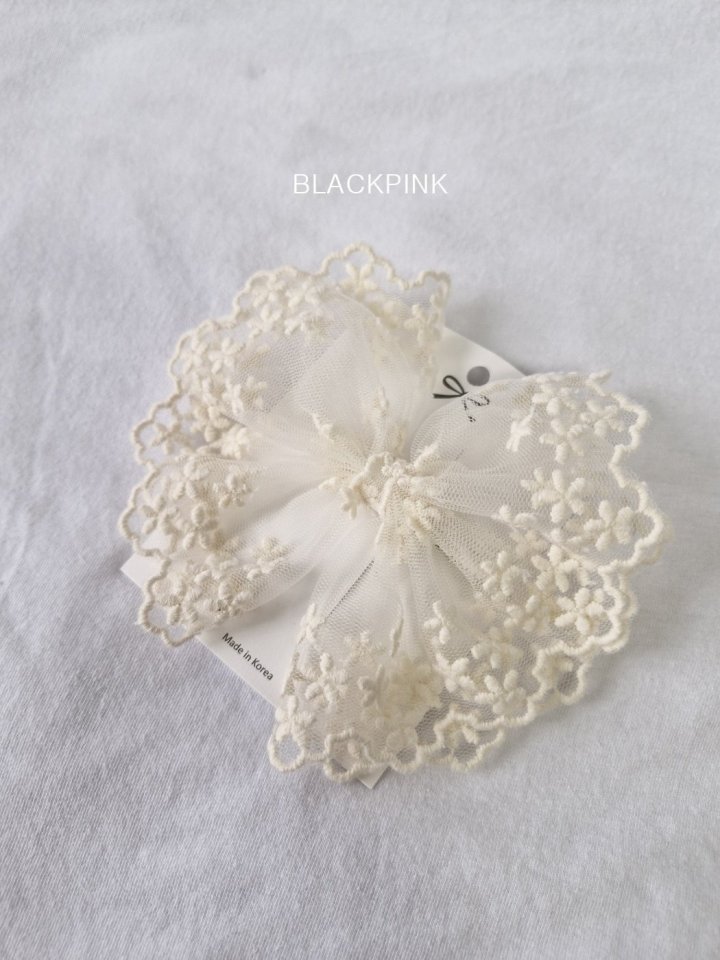 Black Pink - Korean Children Fashion - #minifashionista - Alyssa Lace Pin - 3