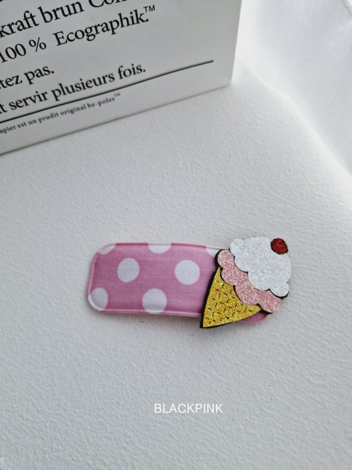 Black Pink - Korean Children Fashion - #minifashionista - Ice Cream Dot Pin - 9