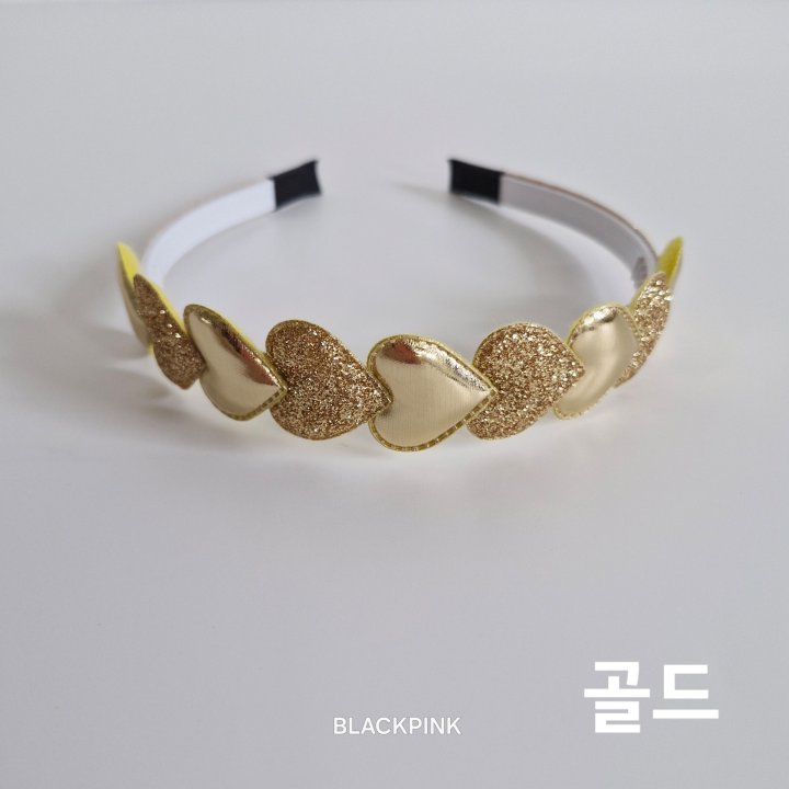 Black Pink - Korean Children Fashion - #minifashionista - Heart Pearl Headband - 6