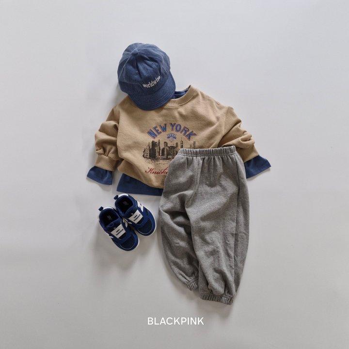 Black Pink - Korean Children Fashion - #minifashionista - New York Sweatshirt - 5