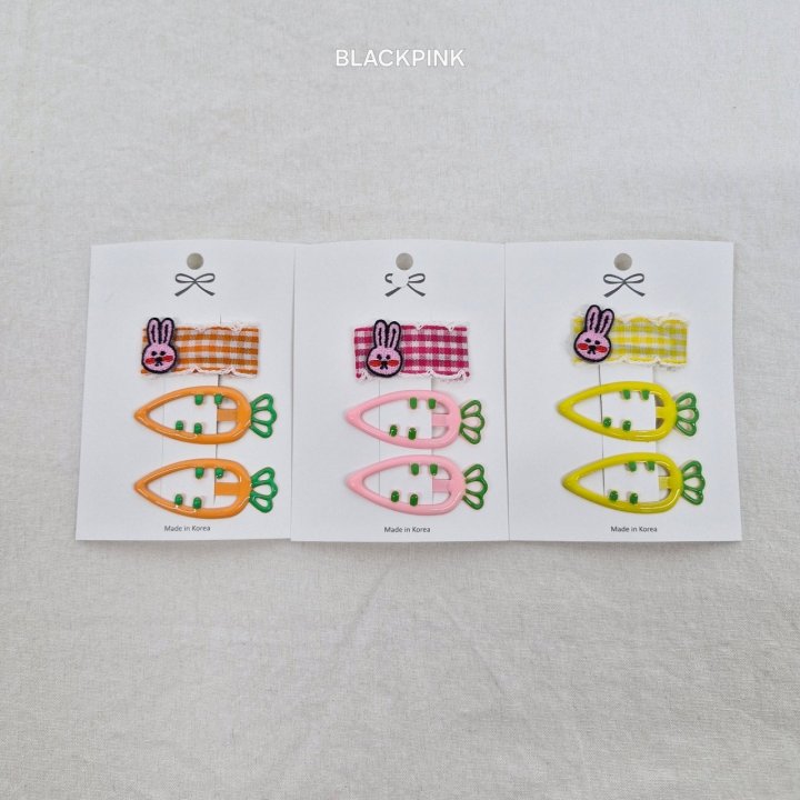 Black Pink - Korean Children Fashion - #prettylittlegirls - Carrot Mini Bunny (set of 3) - 2