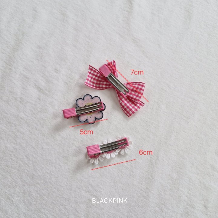 Black Pink - Korean Children Fashion - #prettylittlegirls - Fluffy Flower (set of 3) - 9