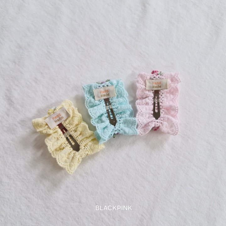 Black Pink - Korean Children Fashion - #prettylittlegirls - Frill Lace Pin - 8