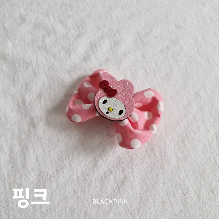 Black Pink - Korean Children Fashion - #prettylittlegirls - Sanrio Dot Ribbon Pin - 6