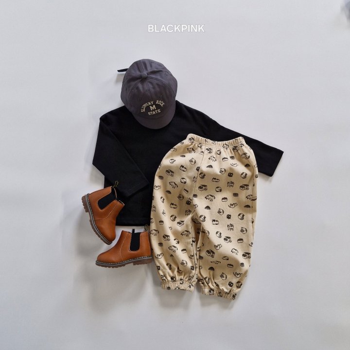 Black Pink - Korean Children Fashion - #minifashionista - AUTUMN Basic Tee - 4