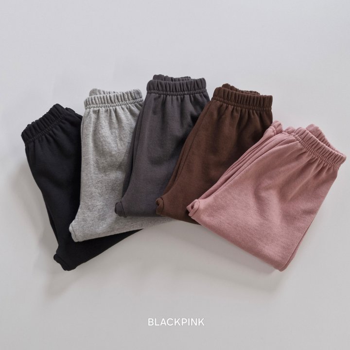 Black Pink - Korean Children Fashion - #prettylittlegirls - Autumn Basic Jogger Pants - 2