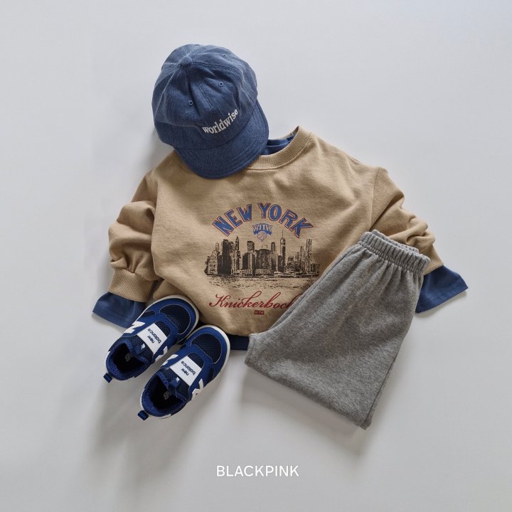 Black Pink - Korean Children Fashion - #prettylittlegirls - New York Sweatshirt - 6