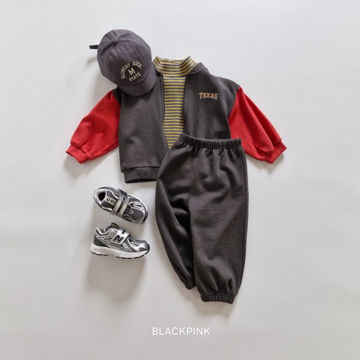 Black Pink - Korean Children Fashion - #stylishchildhood - Texas Zip-up - 6
