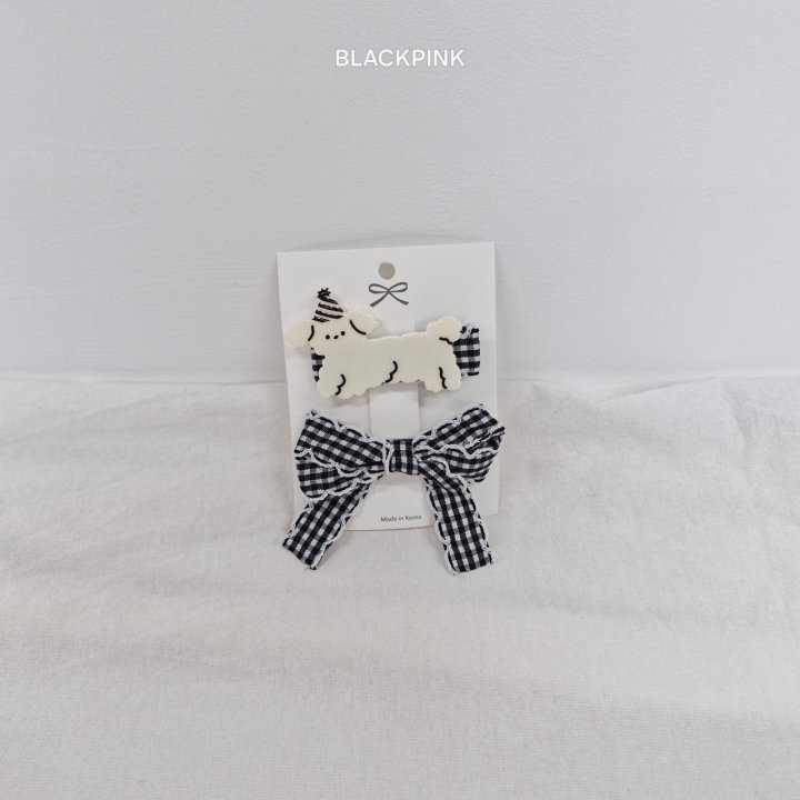 Black Pink - Korean Children Fashion - #stylishchildhood - Check Dog (set of 2) - 6