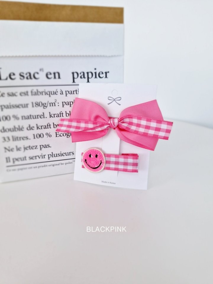 Black Pink - Korean Children Fashion - #stylishchildhood - Sequin Smile Set - 5
