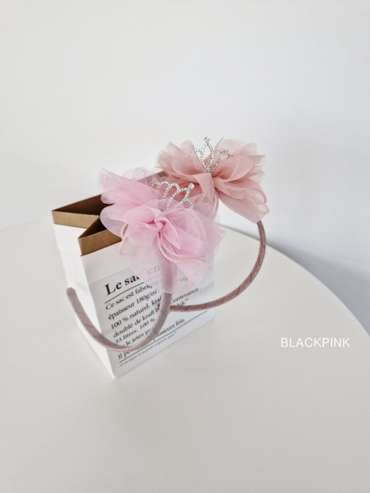 Black Pink - Korean Children Fashion - #stylishchildhood - Tiara Headband - 2