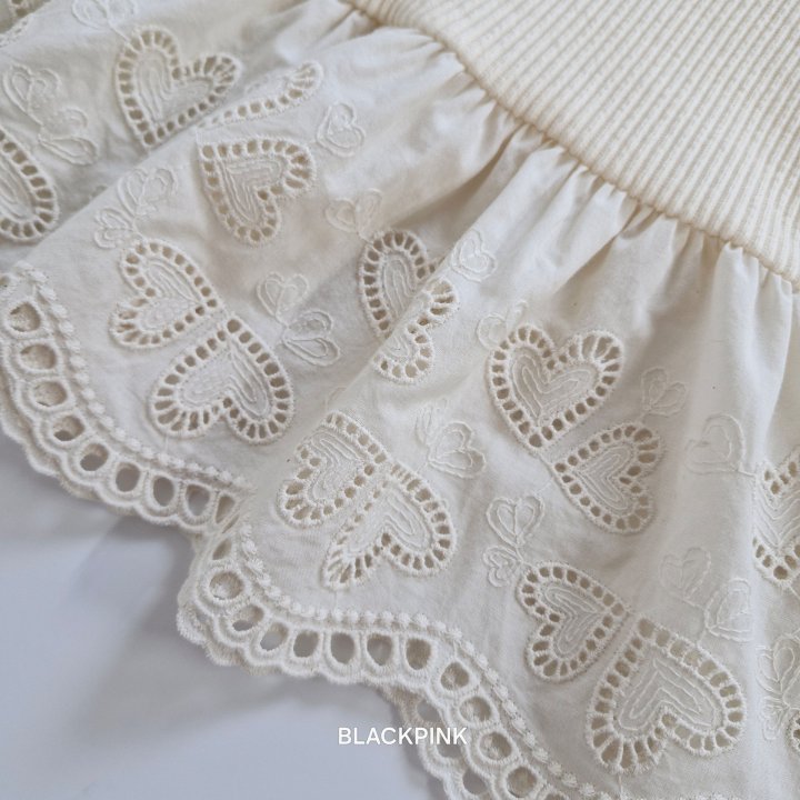 Black Pink - Korean Children Fashion - #todddlerfashion - Layered Lace Autumn Sleeveless - 6