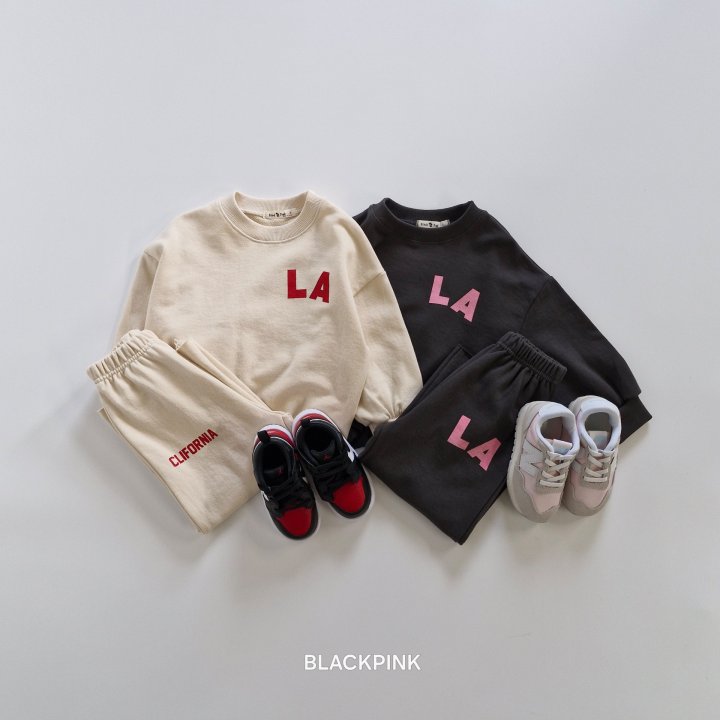 Black Pink - Korean Children Fashion - #todddlerfashion - LA Set - 3