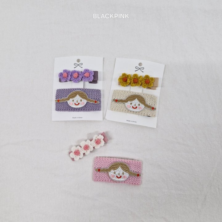 Black Pink - Korean Children Fashion - #todddlerfashion - Girl Flower Set (set of 2) - 8