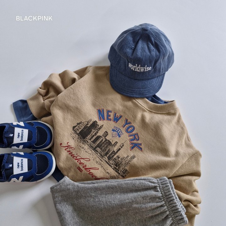 Black Pink - Korean Children Fashion - #todddlerfashion - New York Sweatshirt - 7