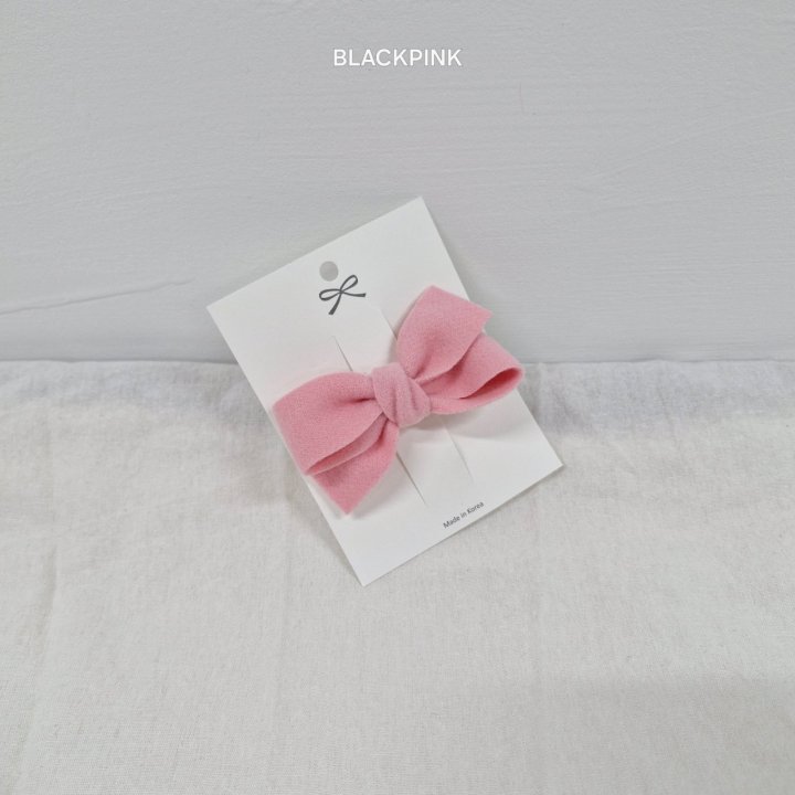 Black Pink - Korean Children Fashion - #todddlerfashion - Wool Ribbon Hair Clip - 7