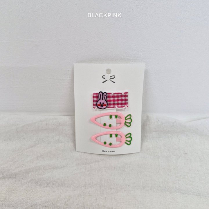 Black Pink - Korean Children Fashion - #todddlerfashion - Carrot Mini Bunny (set of 3) - 4