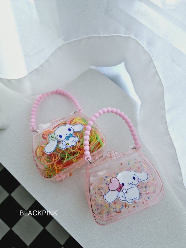 Black Pink - Korean Children Fashion - #toddlerclothing - Cinnamoroll Hair Tie - 11