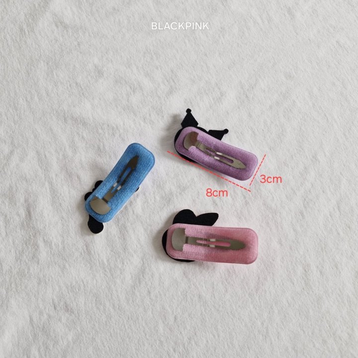 Black Pink - Korean Children Fashion - #toddlerclothing - Sanrio Dot Snap Clip - 7