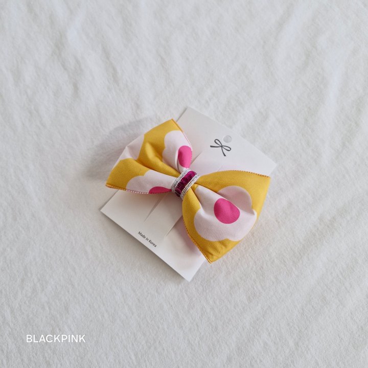 Black Pink - Korean Children Fashion - #toddlerclothing - Adeline Ribbon Pin - 5