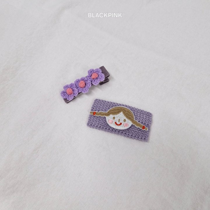 Black Pink - Korean Children Fashion - #toddlerclothing - Girl Flower Set (set of 2) - 9