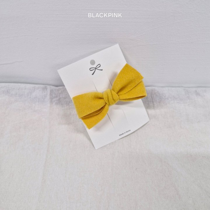 Black Pink - Korean Children Fashion - #toddlerclothing - Wool Ribbon Hair Clip - 8
