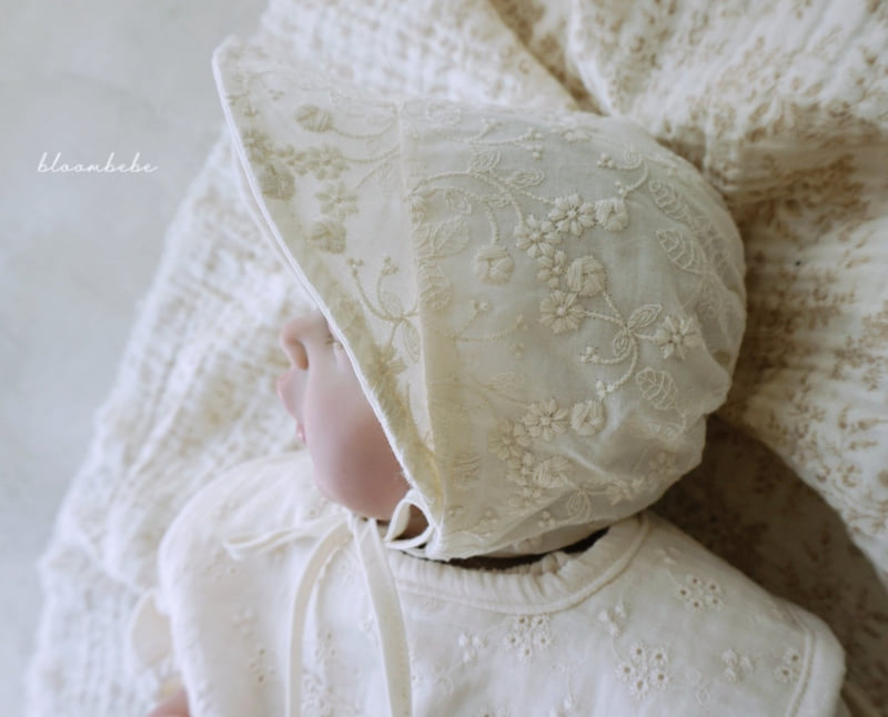 Bloombebe - Korean Baby Fashion - #babyboutique - 25 Lace Bonnet (Lace Kerchief) - 10