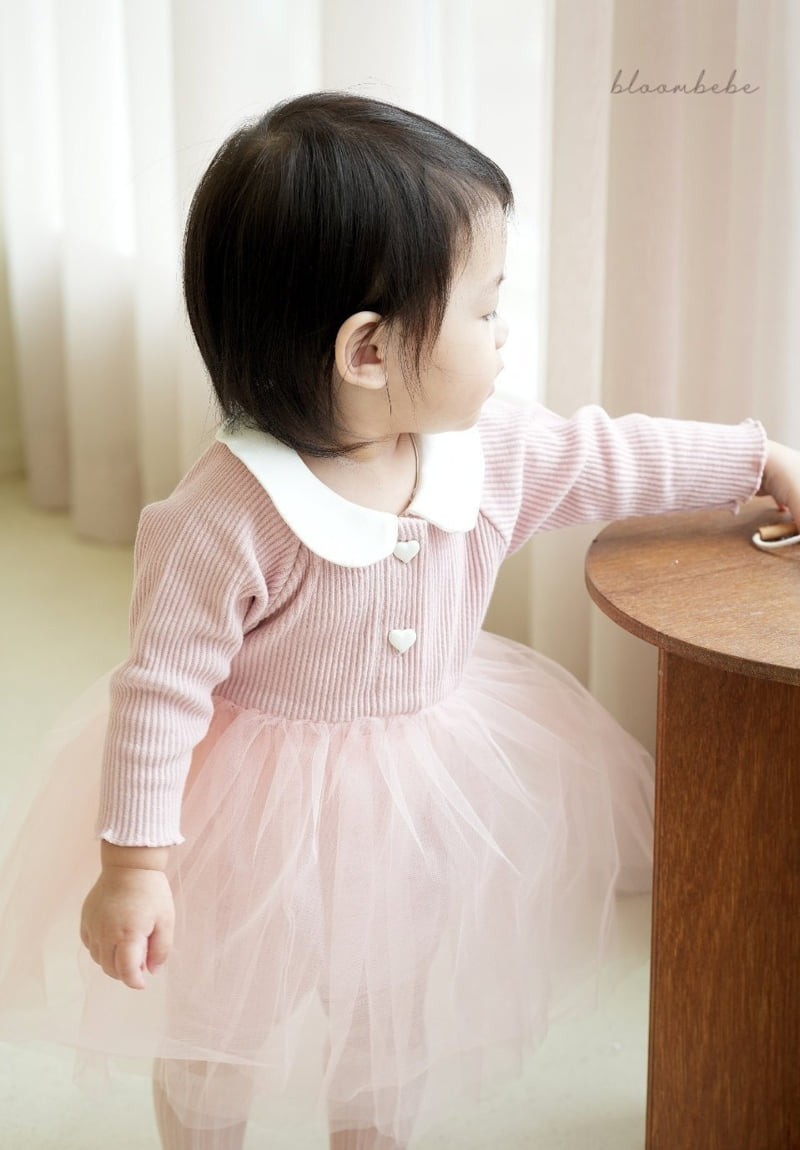 Bloombebe - Korean Baby Fashion - #babyboutique - Heart Tiered Romper - 9
