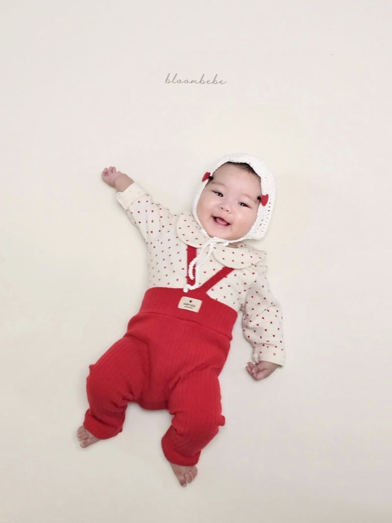 Bloombebe - Korean Baby Fashion - #babyboutique - Bebe Knit Suspender Leggings - 7