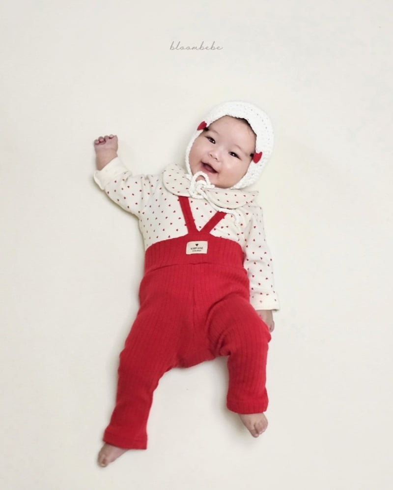 Bloombebe - Korean Baby Fashion - #babyboutiqueclothing - Bebe Knit Suspender Leggings - 8