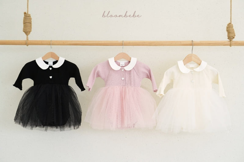 Bloombebe - Korean Baby Fashion - #babyfashion - Heart Tiered Romper - 12