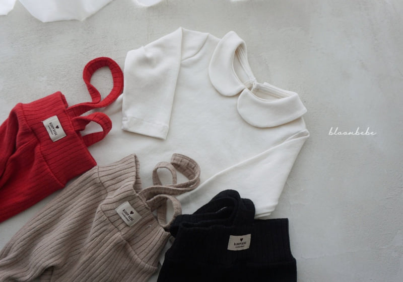 Bloombebe - Korean Baby Fashion - #babyfashion - Bebe Knit Suspender Leggings - 10