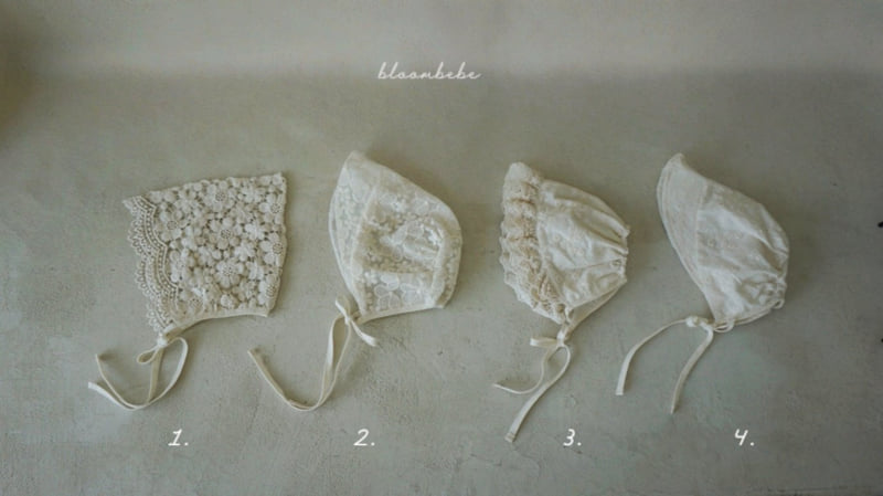 Bloombebe - Korean Baby Fashion - #babylifestyle - 25 Lace Bonnet (Lace Kerchief)