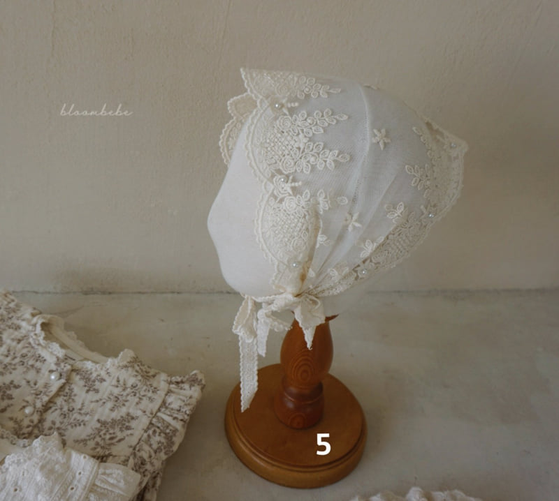 Bloombebe - Korean Baby Fashion - #babyoninstagram - 25 Lace Bonnet (Lace Kerchief) - 2
