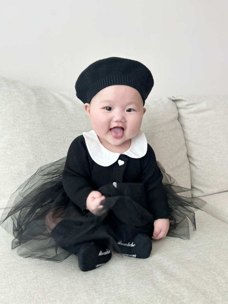Bloombebe - Korean Baby Fashion - #babyoninstagram - Heart Tiered Romper