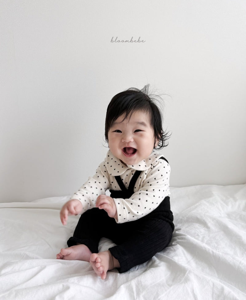 Bloombebe - Korean Baby Fashion - #babyoutfit - Bebe Knit Suspender Leggings