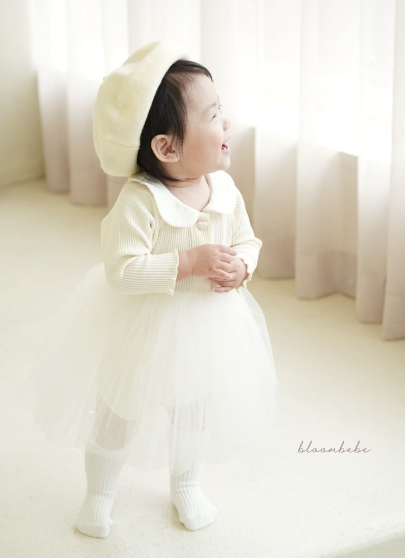 Bloombebe - Korean Baby Fashion - #babywear - Heart Tiered Romper - 5