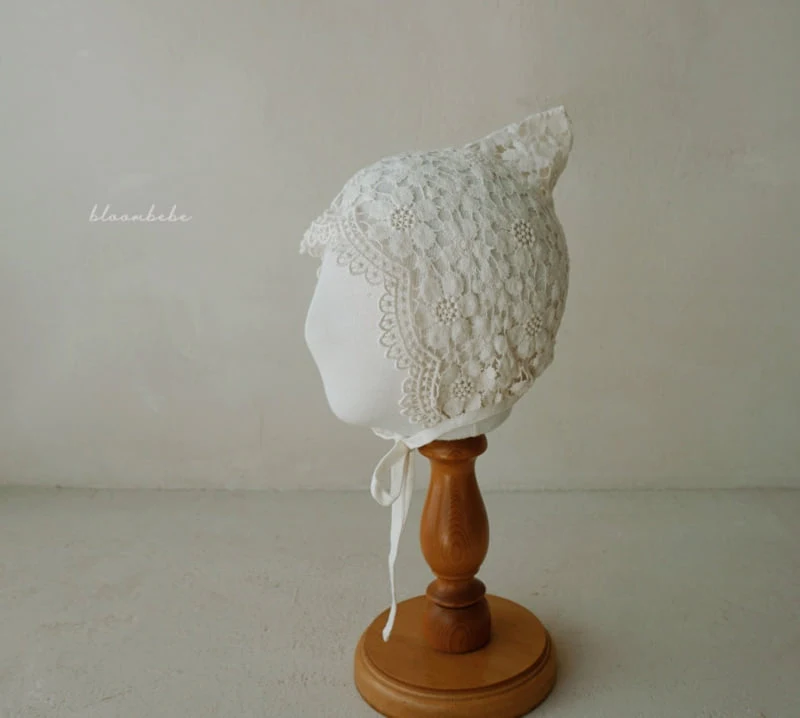 Bloombebe - Korean Baby Fashion - #onlinebabyboutique - 25 Lace Bonnet (Lace Kerchief) - 7
