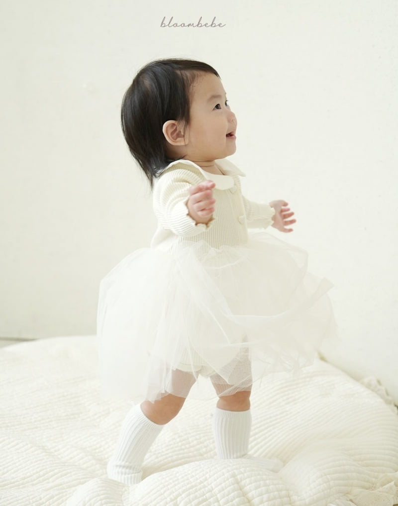 Bloombebe - Korean Baby Fashion - #onlinebabyboutique - Heart Tiered Romper - 6