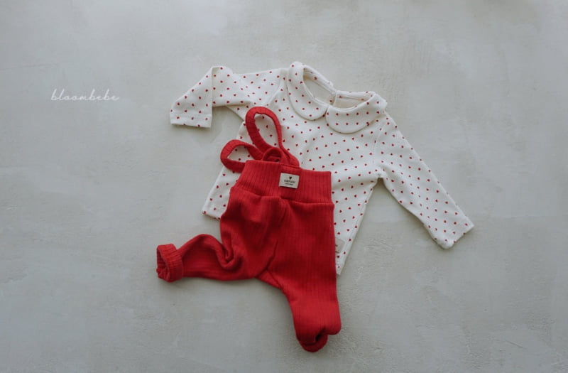 Bloombebe - Korean Baby Fashion - #babywear - Bebe Knit Suspender Leggings - 4