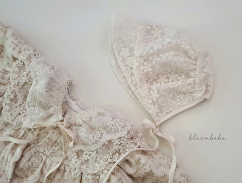 Bloombebe - Korean Baby Fashion - #onlinebabyshop - 25 Lace Bonnet (Lace Kerchief) - 8
