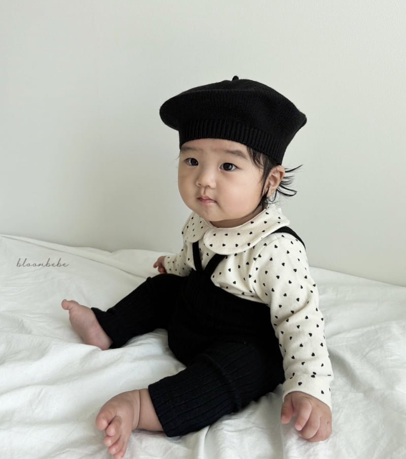 Bloombebe - Korean Baby Fashion - #smilingbaby - Bebe Knit Suspender Leggings - 6