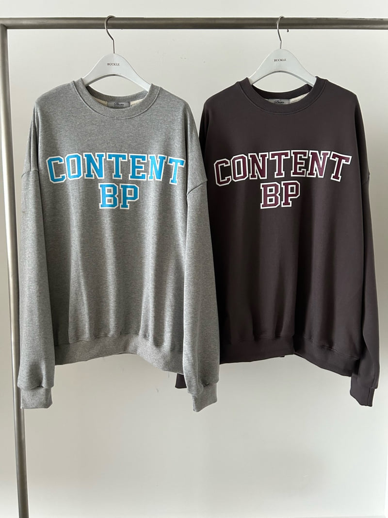 Buckle - Korean Women Fashion - #momslook - Content Sweatshirt - 12