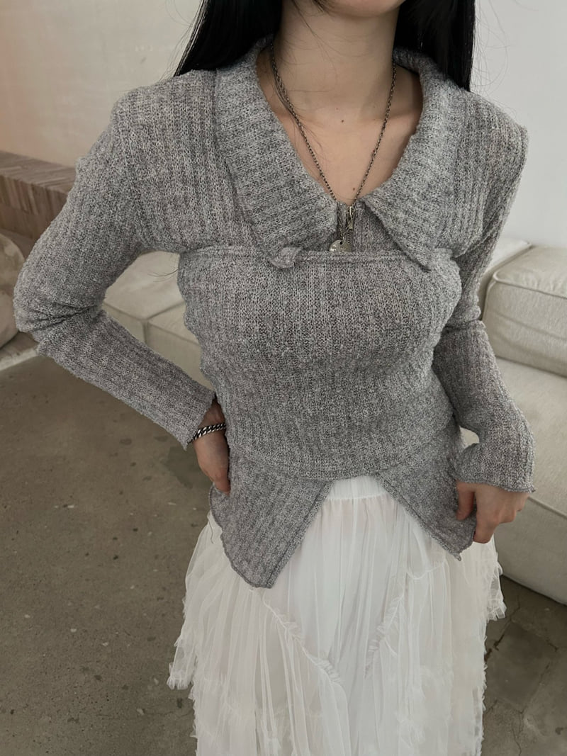 Buckle - Korean Women Fashion - #momslook - Merino Knit Set - 8