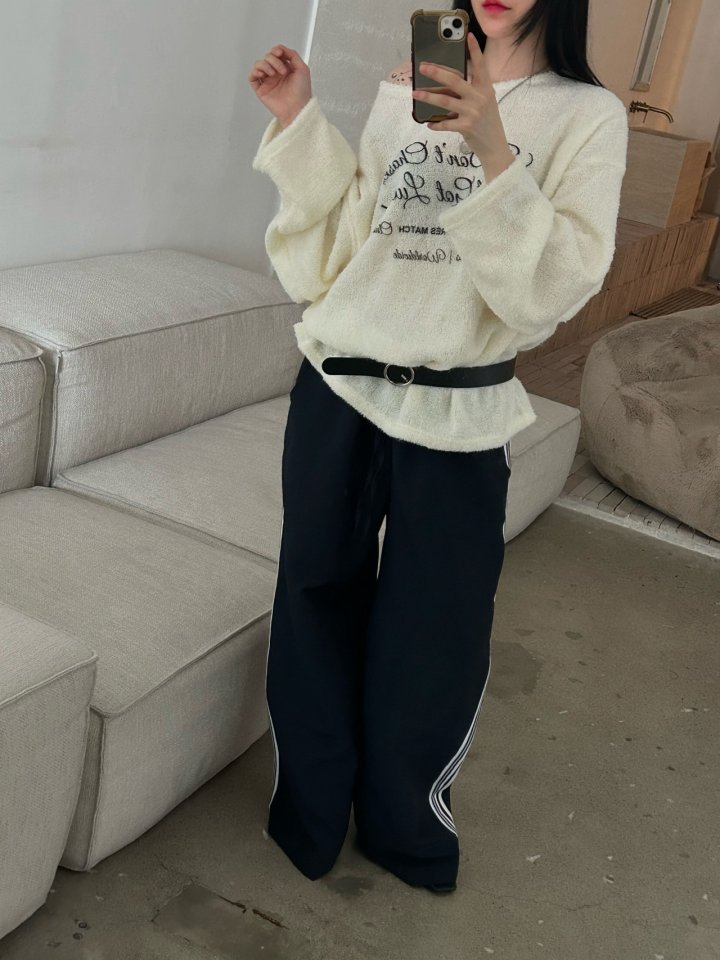 Buckle - Korean Women Fashion - #pursuepretty - Double Tape Pants - 5