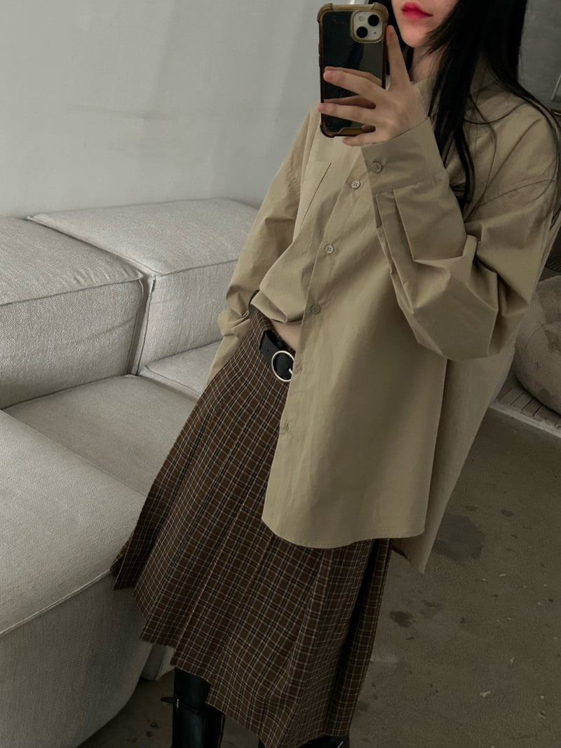 Buckle - Korean Women Fashion - #restrostyle - Lloyd Cotton Shirt - 8